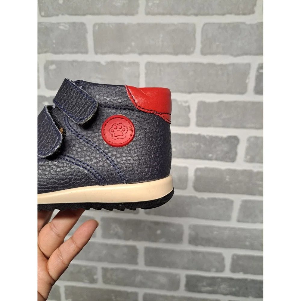 Ferrato Kid's Boy Toldder Ankle Boots Children's Shoes Footwear Blue/Red‎ Size 8